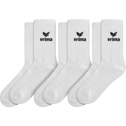 Erima 3-Pack Sportsokken - Wit | Maat: 43-46