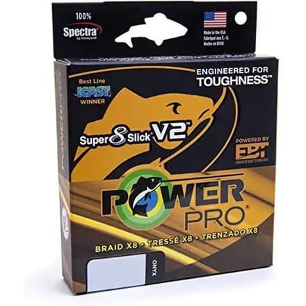 Power Pro Super 8 Slick V2 Gevlochten Vislijn 2740 M Grijs 0.360 mm