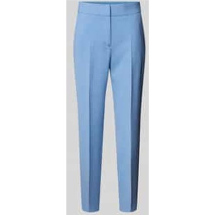 Regular fit cigarette pants in viscosemix met elastische tailleband