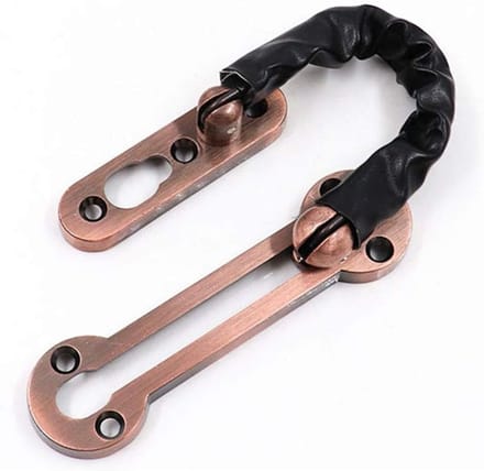 Robuuste RVS deurketting voor extra beveiliging, retro design, anti-diefstal en duurzaamheid