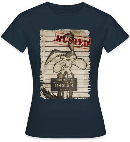 Looney Tunes Wile E. Coyote Busted T-Shirt Dames