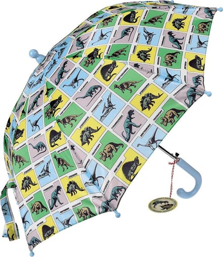 Rex London - Kinderparaplu - Paraplu - Dino's - Blauw Groen
