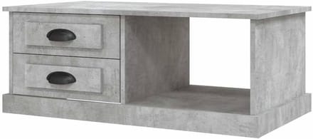vidaXL Coffee table 90x50x35cm processed wood concrete gray, table, side table, coffee table, coffee table, coffee table, coffee table with drawer