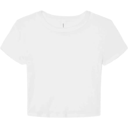 Bella+Canvas Women´s Micro Rib Baby Tee BL1010 - Solid White Blend - M