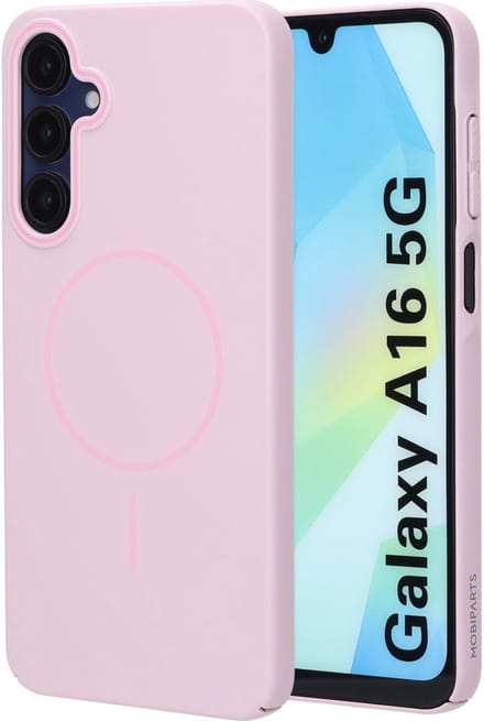 Mobiparts Slim Line Case geschikt voor Samsung Galaxy A16 - MagSafe Blush - Roze