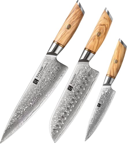 Xinzuo B37 Damascus series - Set van 3