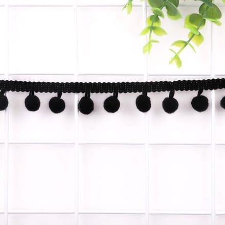 Dailygoods - Pomponsrand om te knutselen - Decoratieband met pompons