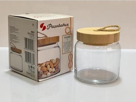 Pasabahce Woody – Voorraadpot Met Bamboe Deksel – 575 ML