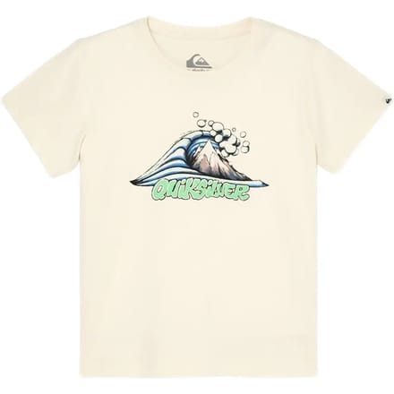 Quiksilver Mtb&wave T-shirt Met Korte Mouwen Wit 5 Years Jongen