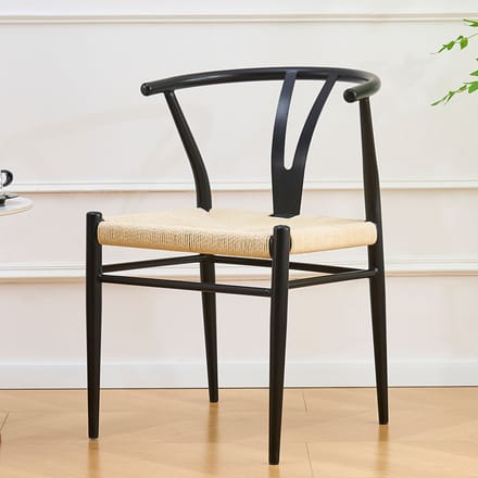 Milton & Oldbrook Eetkamerstoel Baku Zwart