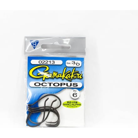 Gamakatsu Octopus Haak Nano Alpha Maat 3/0, 6 Per Pak (5094)