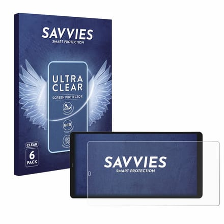Savvies - Screenprotector voor Shelly Wall Display X2i - Folie Beschermfolie transparant 6 Stuks