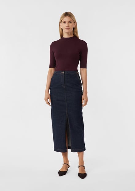 Comma  Skirt Blue Denim Taglia: 36 | Minigonne Outlet | Donna | Blu