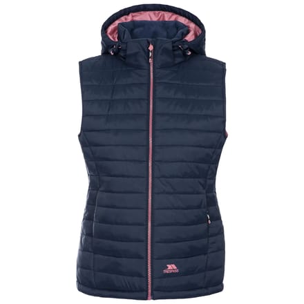 Trespass Aretha - Dames casual gilet Navy Dusty Rose - XS