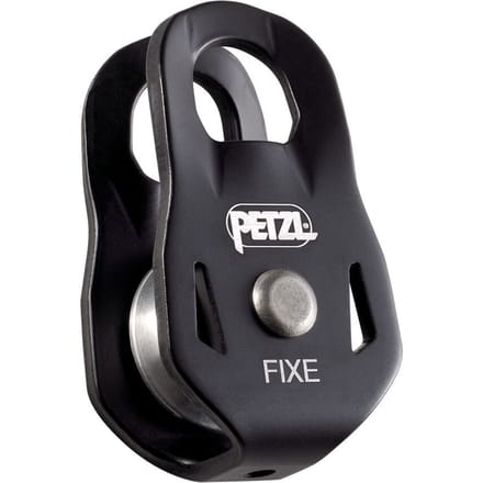 Petzl Fixe Katrol Zwart – Compacte En Veelzijdige Katrol 6-13 mm & 5 KN
