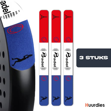 Badel® Padel Protector Sticker – 3 Stuks – Lichtgewicht Frame Bescherming – Geen Invloed op Balans