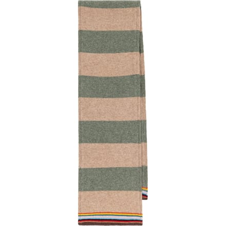 Paul Smith Men Scarf Sig Block Strpe Tan Taglia: OS | Sciarpe Outlet | Uomo