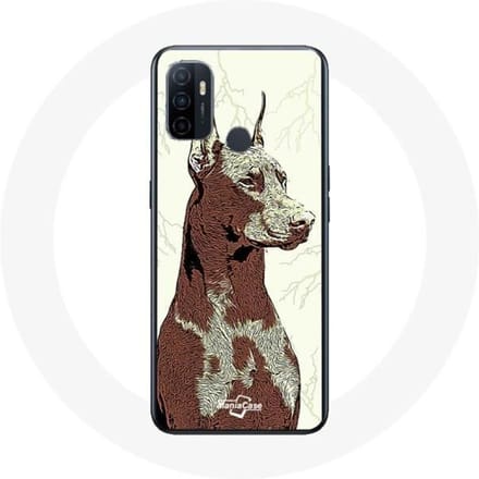 Coque Oppo A53 Doberman Race de chiens
