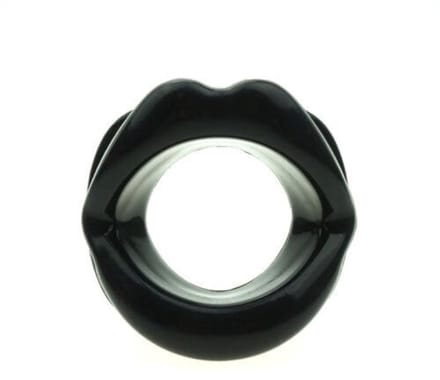 Nooitmeersaai - Mondknevel lippenvorm - Siliconen - Zwart - One-size