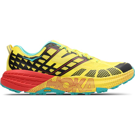 Hoka Speedgoat Sneakers Heren - Geel - Maat 40 - Mesh/Synthetisch