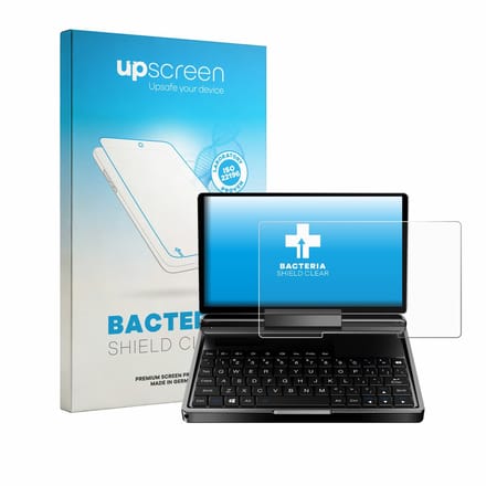 upscreen - Screenprotector voor GPD MicroPC 2 - Folie Beschermfolie transparant antibacterieel