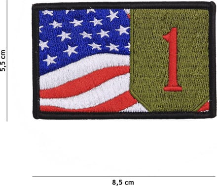 Embleem stof 1st Infantry vlag #19086