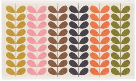 Orla Kiely Multi Stem Auburn badmat - multicolor - jacquard douchemat - 50x90 cm