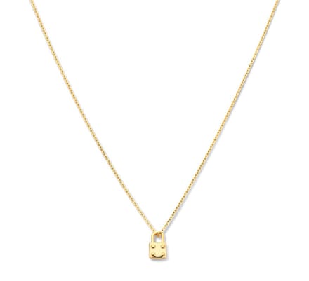 Zilver Verguld Collier slot 1 2101741