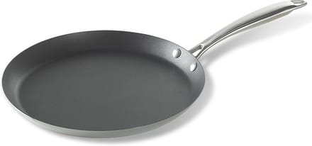 Crêpe Pan - Pannenkoekenpan - Lekker Bakken - Groter Kookoppervlak - 25 cm - Metallic
