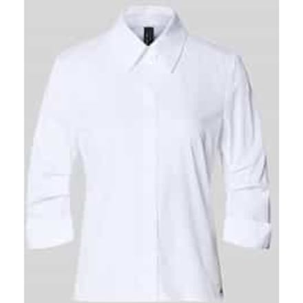 Overhemdblouse met 3/4-mouw met omslag