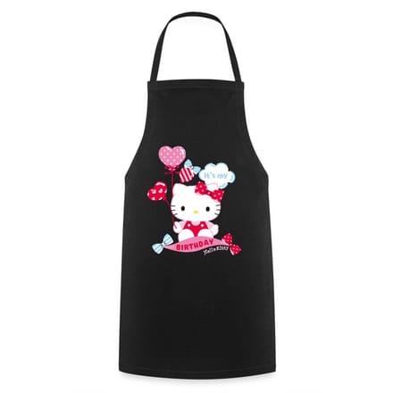 Hello Kitty Met Ballonnen Jarig Ontwerp Keukenschort