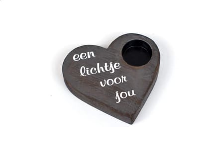 Waxinelichtjehouder Hart Een Lichtje voor Jou