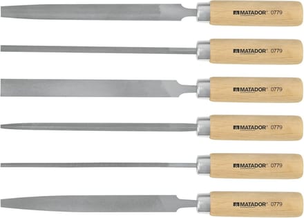 Metaalschaaf Sets - Vijlensets - Metaal Bewerken - Industriële Kwaliteit - 6 Delig 150mm - Metaal
