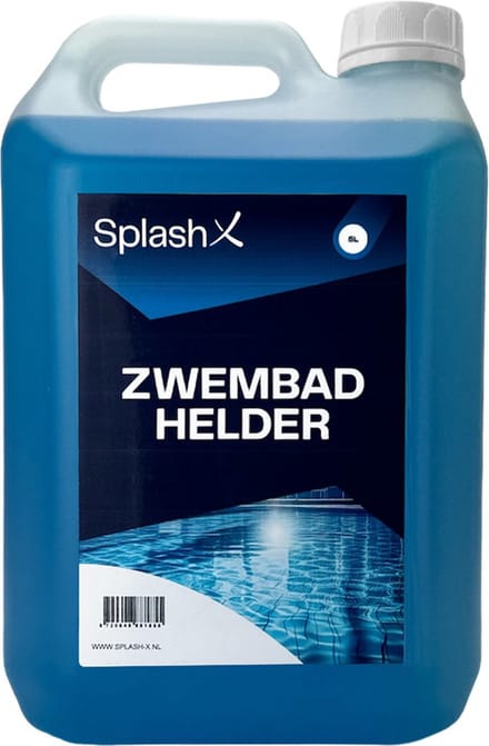 Splash-X zwembad helder - 5 liter - tegen troebel water - vlokmiddel