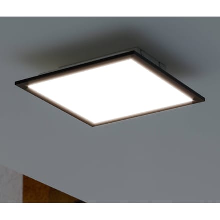 EGLO connect.z Moradillo Smart LED Paneel - 29.5 x 29.5 cm - Zwart - Instelbaar RGB & wit licht - Dimbaar - Zigbee