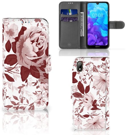 Hoesje Huawei Y5 (2019) Watercolor Flowers