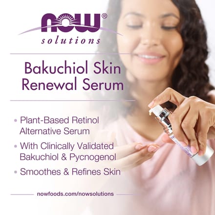 Solutions, Bakuchiol Skin Renewal Serum, 1 fl oz (30 ml)