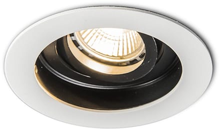 QAZQA Rondoo - Inbouwspot - 1 lichts - 104 mm - wit