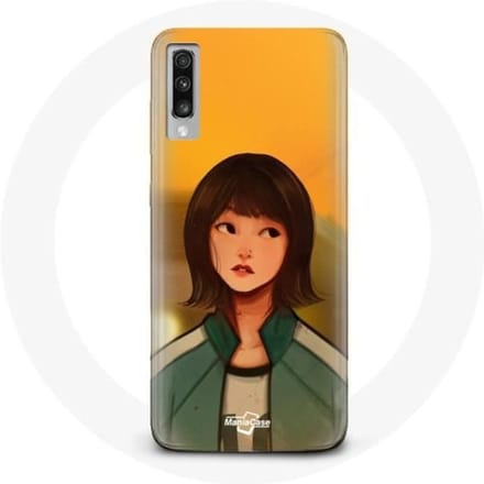 Coque pour Samsung Galaxy A50 Squid Game Ji Yeong Numéro 240