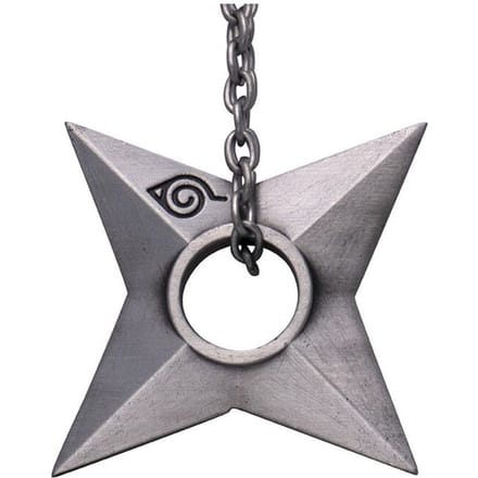 Naruto - Anime Sleutelhanger - Shippuden - Shuriken Konoha - voor Geen - standaard