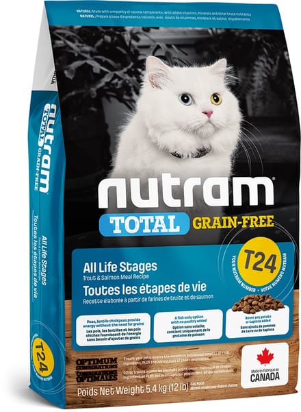 Nutram T24 Total Grain-Free Trout & Salmon Cat Food 1.13kg