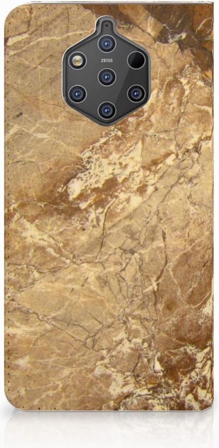 Nokia 9 PureView Standcase Marmer Creme