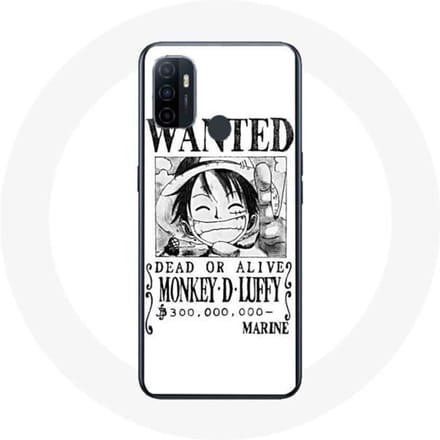 Hoesje Oppo A53 - Maniacase - One Piece Manga - Wit - Hard - Bescherming wit
