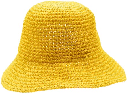 Nomad Sari Floppy Straw Sun Hat - Yellow