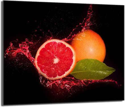 TMK ArtDeko - Snijplank - Glas - 60x52 cm - Grejpfrut