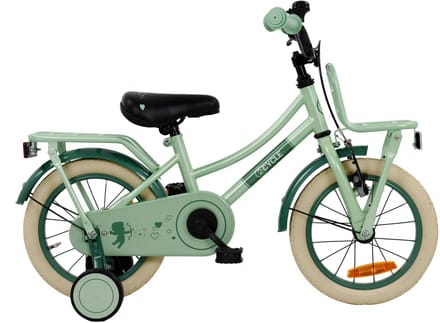 2Cycle Cupido kinderfiets 14 inch (3 tot 5 jaar) voor meisjes mintgroen