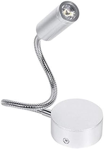 Flexibele LED Wandlamp met Zwanenhals en Aan/Uit Schakelaar voor Lezen
