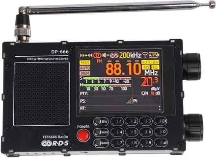 Korte Golf Radio met Hooggevoeligheid en RDS Functie
