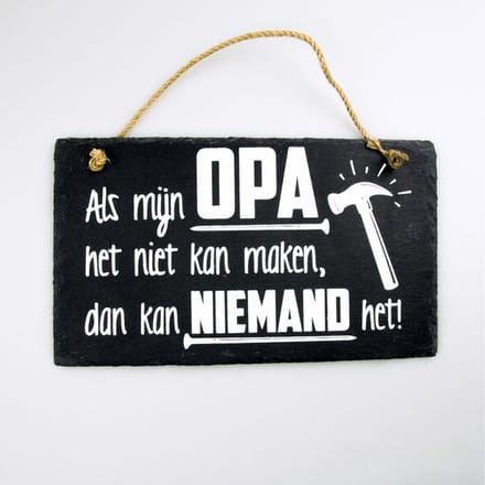 Leisteen - Als mijn Opa het niet