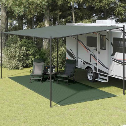 vidaXL - Tenttapijt - 250x500 - cm - HDPE - groen